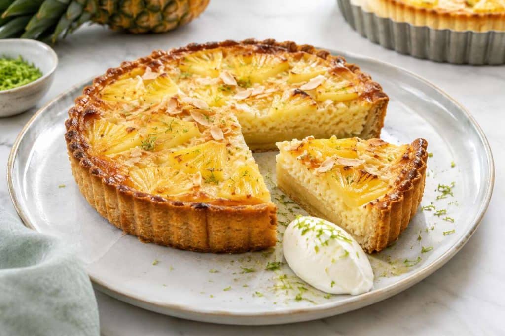 Recette de tarte ananas coco façon CAP pâtissier