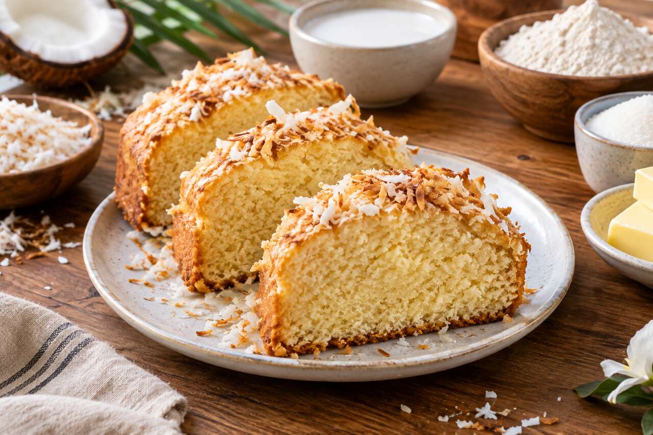 Recette du moelleux à la noix de coco