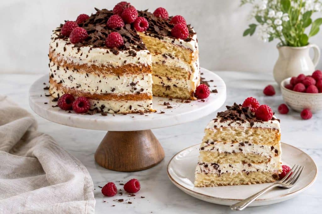 Recette du nude cake stracciatella