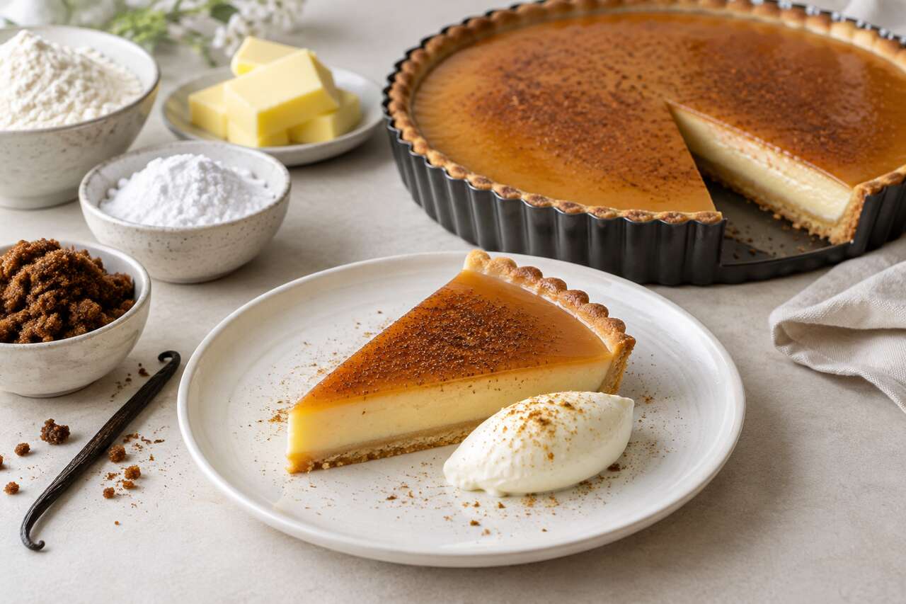 Recette de tarte à la vanille et au muscovado