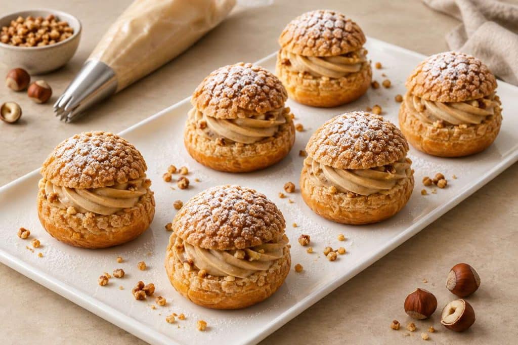 Recette du chou-chou praliné de Jean-François Piège