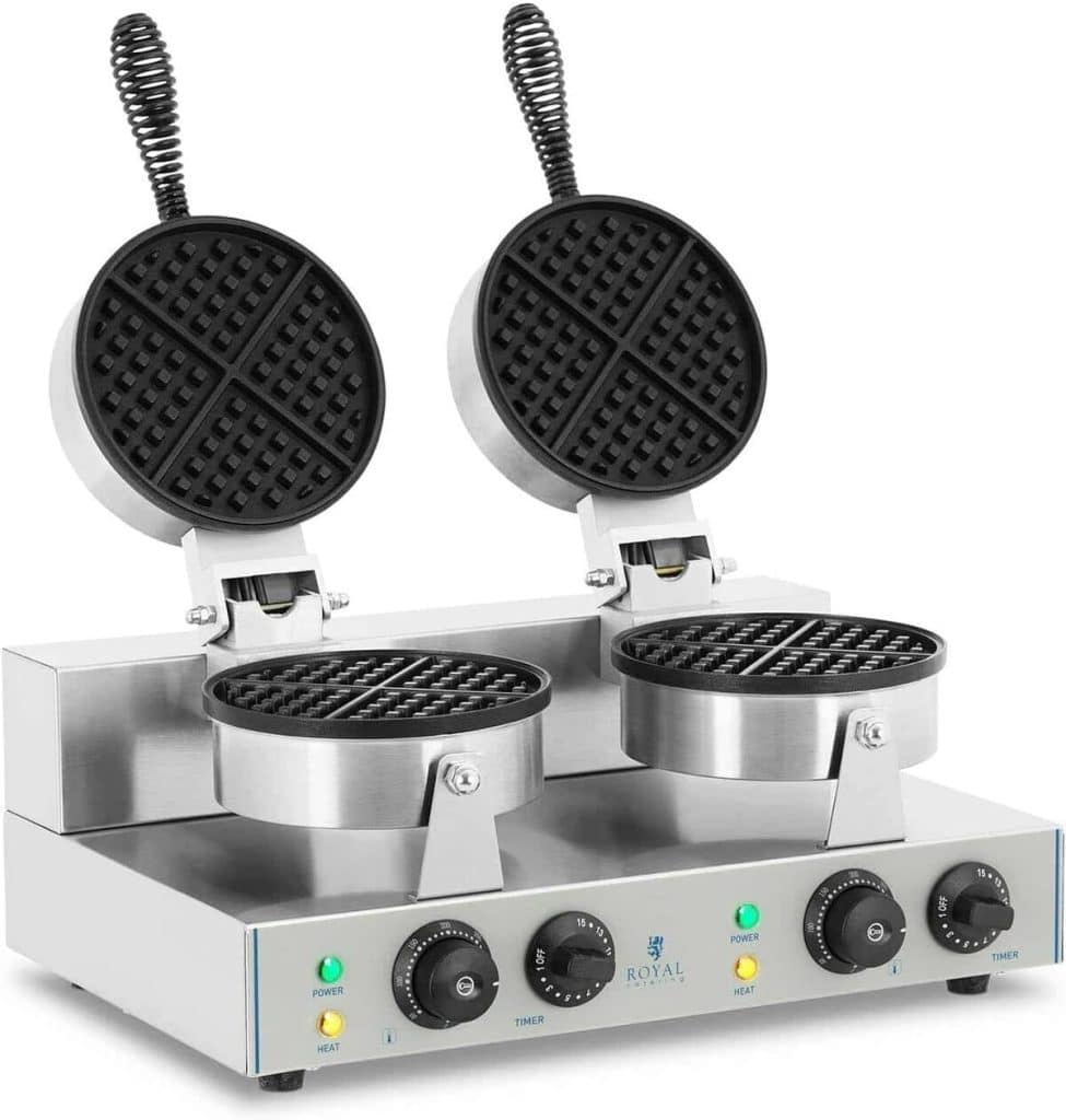 Test du gaufrier double Royal Catering RCWM-2600-R : performance et design
