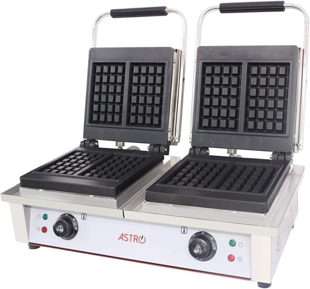 Test du gaufrier électrique professionnel Astro : puissance 2 x 2 kW