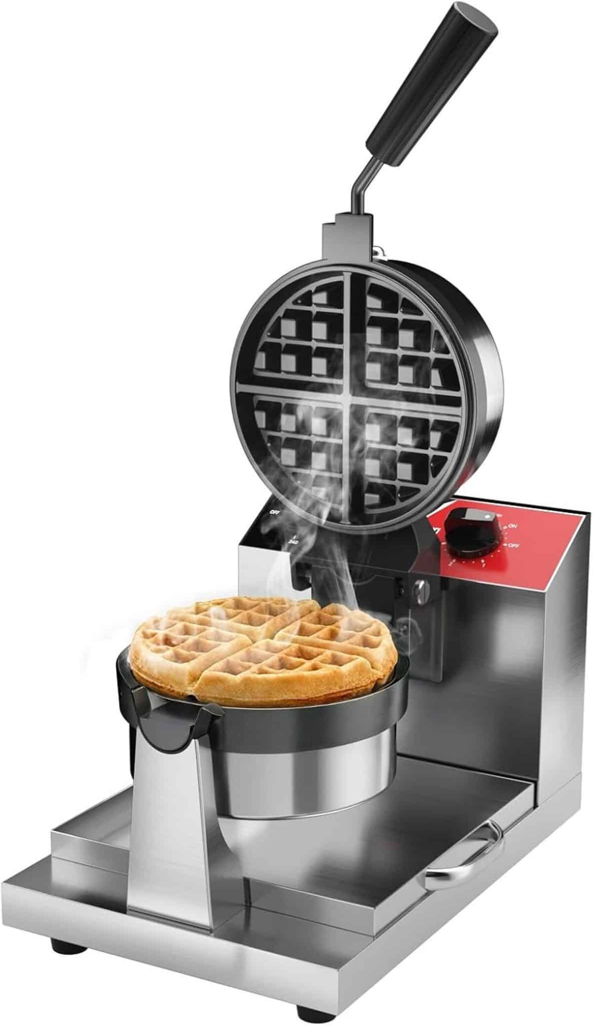 Test gaufrier professionnel Crosson rotatif 1300W