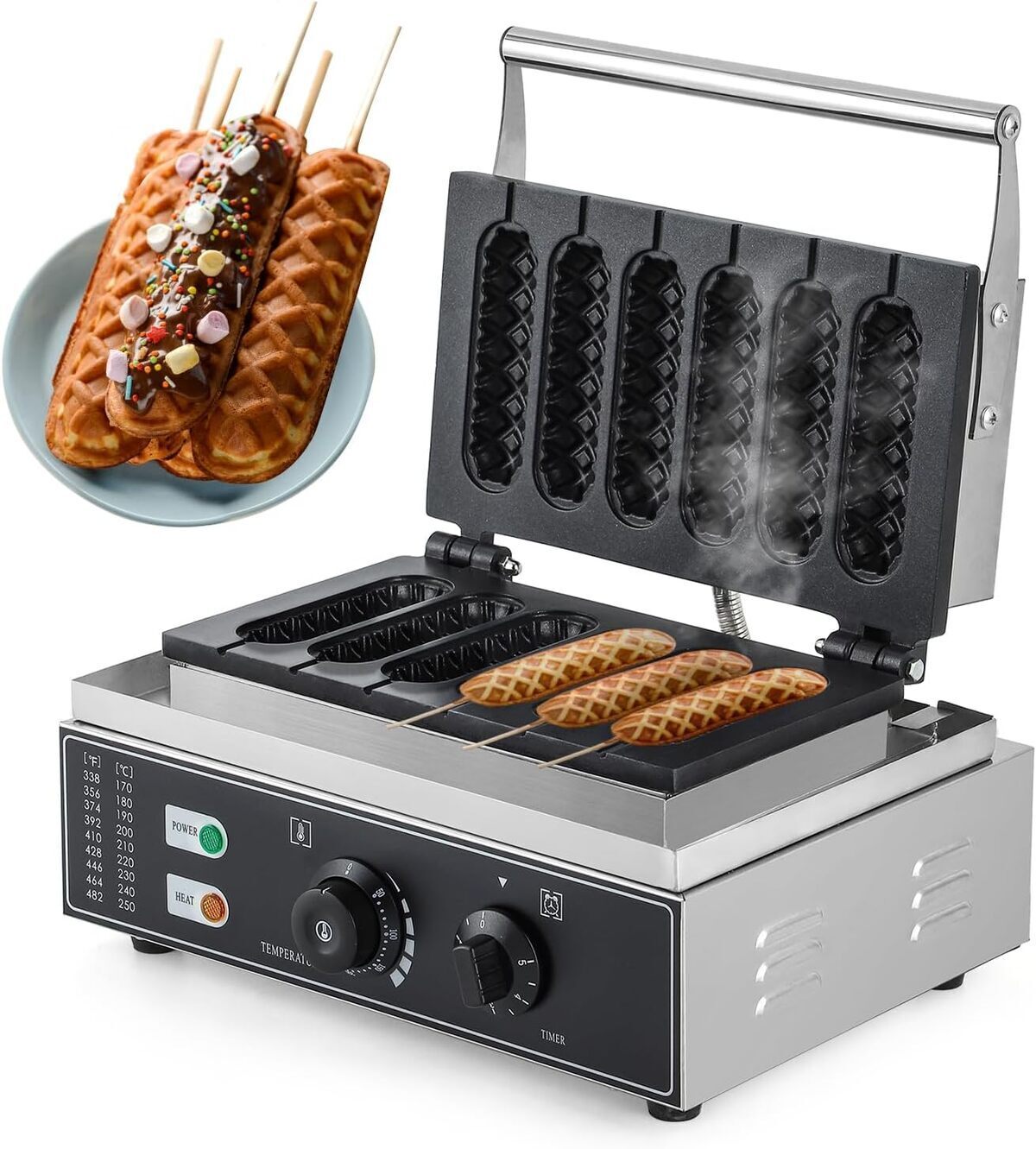 Test : machine Crispy French hot dog stick, le lolly gaufrier multifonction